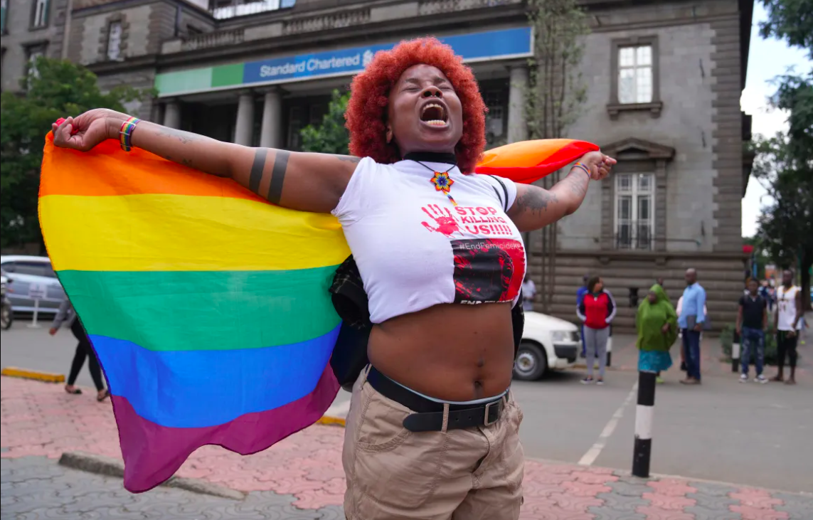 Biubwa at the anti femicide march