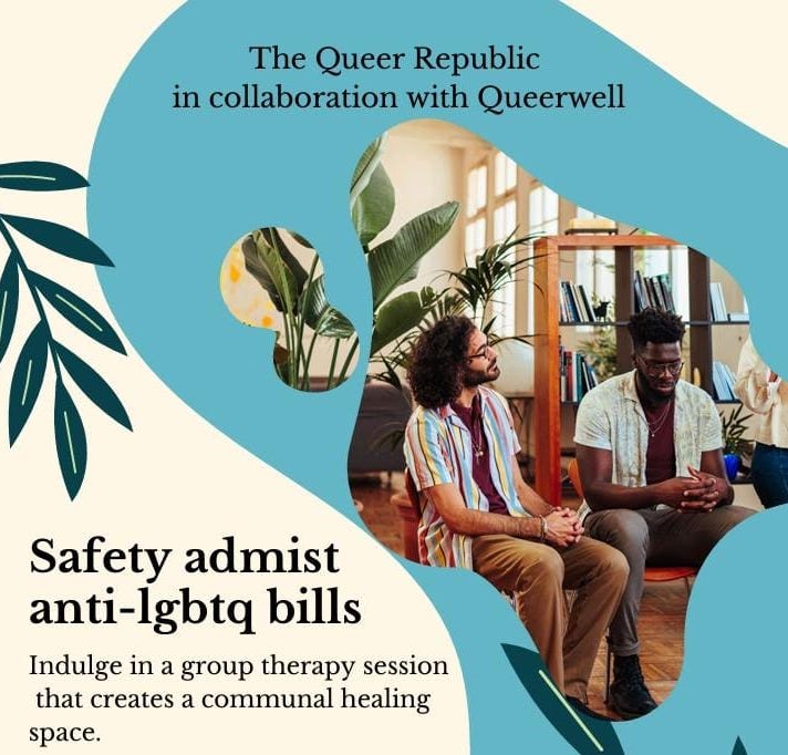 Queerwell training poster